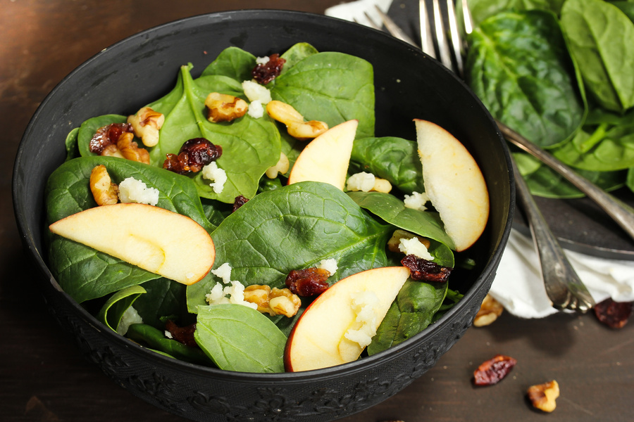 Spinach Apple Salad 